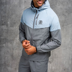 Precio al por mayor Windbreaker Winter Hoodies Set 100% Poliéster Transpirable Windbreaker Hoodie Set para la venta - Product Image 3