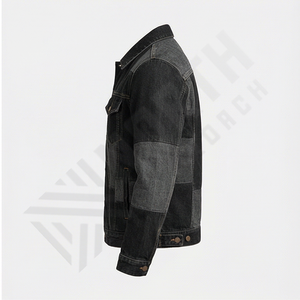 Veste en jean pour homme de haute qualité, coupe ajustée, style décontracté, broderie de logo, vêtements de club, promotion de la marque, vêtements d'extérieur tendance - Product Image 3