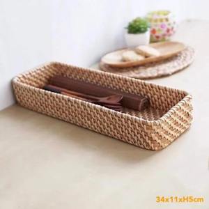 Bandeja de Ratán Tejida de Alta Calidad Personalizada al Mejor Precio, Diferentes Formas, para Desayuno en Hoteles Vacacionales, Bandeja Flotante para Piscina - Product Image 2