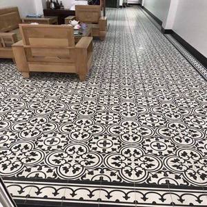 กระเบื้องเซรามิคพอร์ซเลนเคลือบลายดอกไม้จากเวียดนามสำหรับตกแต่งพื้นผนังห้องครัวภายนอกห้องนั่งเล่น - Product Image 3