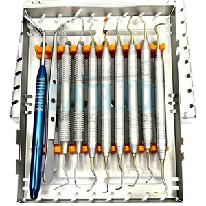 Kit de chirurgie buccale orthodontique internationale Dogmatic, acier inoxydable, source d'alimentation manuelle, ensemble standard dentaire périostique pour - Product Image 1