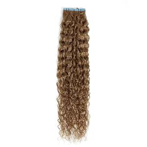 Extensions de cheveux bouclés à clipser 3C Blond sale 20 pouces Cheveux humains Remy - Product Image 1