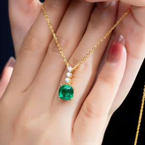 Pendentif unisexe en argent sterling 925, alliage personnalisé, diamant glacé, moissanite classique, nouvelle mode - Product Image 2