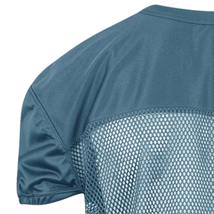 El mejor proveedor, camisetas de malla de fútbol de secado rápido a precios asequibles, camiseta de malla de fútbol de venta directa de fábrica teñida lisa - Product Image 5