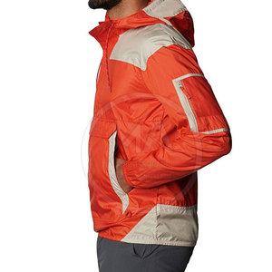 High Quality <b>Canvas</b> <b>Men's</b> Windbreaker <b>Jacket</b> with Hooded Collar Breathable & Quick Dry - Product Image 3