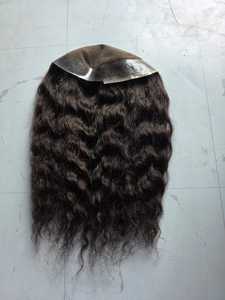 100% Topper de cabello humano para mujeres Ladies Taz Hair Mono Topper importado de Bangladesh - Product Image 4