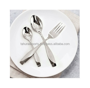 Juego de cubiertos de acero inoxidable de metal con diseños elegantes más vendidos en diferentes acabados y todos los tamaños - Product Image 6