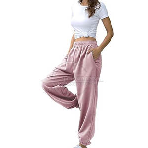 Meilleurs matériaux Conception personnalisable Marque privée Pantalons de survêtement décontractés pour femmes Fabricant haut Respirant et élégant - Product Image 3