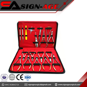 Dental Orthodontic <b>Pliers</b> Instrument Kit Stainless Steel Ortho Tooth Extracting Forceps <b>Set</b> by Sign-Age Surgical - Product Image 4