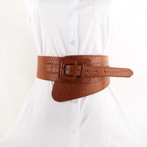 Ceinture Corset Élastique Élégante de Haute Qualité Ceinture Cinch Vintage en Cuir pour Femme Dernières Ceintures en Cuir Véritable à la Mode - Product Image 5