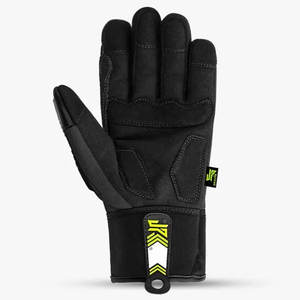 Gants de sécurité anti-vibration haute visibilité Gants de travail respirants en microfibre réfléchissants avec logo personnalisé - Product Image 2