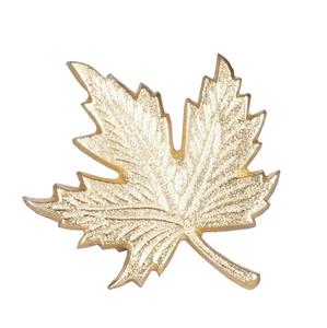 ANNEAU DE SERVIETTE EN OR MAT À FEUILLES MÉTALLIQUES POUR ANNEAU DE SERVIETTE DÉCORATIF DE TABLE À MANGER D'HÔTEL DE MARIAGE - Product Image 3