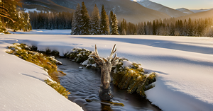 Modern <b>Style</b> Resin Deer <b>Head</b> Tabletop Sculpture Animal Statue Decor for Wedding Living Room Bedroom Rustic Lodge Hunting Cabin - Product Image 3