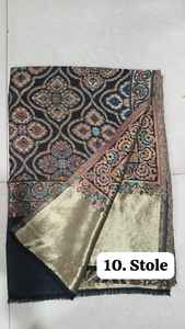Pashmina Moonlight, Estola de Tela con Diseño Mughal Paisley, Chal Cálido de Invierno, Bodas Indias 2026, OEM al por Mayor, Hecho en India - Product Image 3