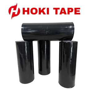 Gran oferta, película de plástico elástica negra de 20cm X 100m, suave a prueba de humedad para moldeo por soplado de alimentos, de larga duración para todas las necesidades de embalaje - Product Image 3