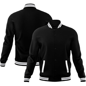 Chaqueta de béisbol Varsity de calidad profesional, chaqueta Bomber, chaqueta informal personalizada para exteriores, chaqueta CollegeBaseballjacket para hombres - Product Image 1