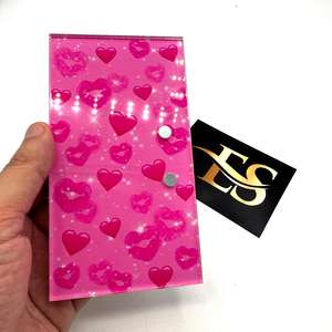 Imanes de Acrílico para Pestañas EXECTUS, Diseño de Corazón Rosa, Flor, Mariposa, Beso de Amor, Herramienta de Belleza 2 en 1, Reutilizables, Impresión de Logotipo Personalizado OEM - Product Image 5