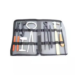 Horshi Kit d'outils de coupe de sabot de cheval et d'âne robuste de 9 pièces Ensemble d'outils de maréchal-ferrant pour produits de soin des chevaux - Product Image 2