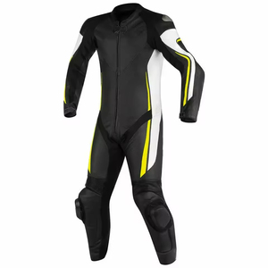Traje de Motociclismo de Diseño Único, Traje de Cuero Genuino de una Pieza, Ideal para la Seguridad Vial para Adultos, Unisex - Product Image 4