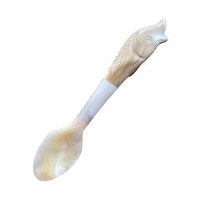 Cuillère personnalisable en nacre polie pour hôtels, cafés et restaurants – Vente en gros, fabriquée au Vietnam, prix abordable - Product Image 1