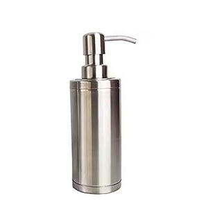 Top Quality Metal Liquid Soap & Shampoo <b>Dispenser</b> With <b>Pump</b> Silver Color Plated Attractive Look Bathroom & Washroom Accessories - Product Image 5