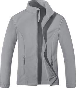 Chaqueta de Forro Polar Ligera y Transpirable de Secado Rápido con Cierre para Mujer, Ropa de Invierno Suave y Funcional con Bolsillos - Product Image 1