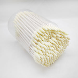 Hisopos de Algodón <span class=keywords><strong>Desechables</strong></span> Personalizados al por Mayor, Hisopos de Papel con Punta Doble, Punta Redonda Individual, Hisopos de Algodón - Product Image 1