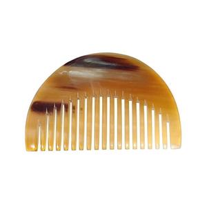 Peigne en corne écologique classique en matériau naturel durable outil fait à la main avec finition lisse polie pour salon de toilettage hommes et femmes - Product Image 2