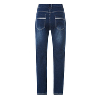 Yeni şık erkek düğme & fermuar kapatma Denim kot pantolon toptan düşük fiyat Premium kalite kot pantolon cepler ile erkek