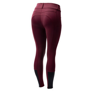 Pantalones de Equitación para Mujer al por Mayor, Jodhpurs con Asiento Completo de Silicona, Estampados, Transpirables, de Secado Rápido, hasta la Rodilla - Product Image 1