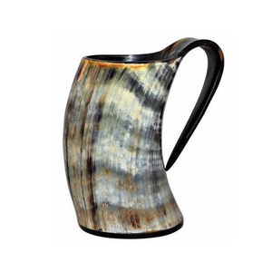 Vente chaude tasse à boisson en céramique personnalisée avec poignée meilleure qualité maison décorer corne à boire taille et forme personnalisable - Product Image 2