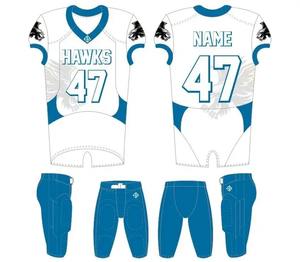 OEM de alta calidad 2025 uniforme de fútbol americano 100% poliéster equipo de color sólido uniforme de fútbol americano - Product Image 6