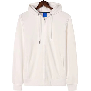 เสื้อฮู้ดสวมหัวแบบมีสายคล้องไหล่ของผู้ชายเสื้อฟลีซแบบมีซิปปรับแต่งได้ - Product Image 1