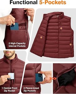 Venta Directa de Fábrica, Chaleco Acolchado Personalizado de Alta Calidad, Transpirable, con Cierre 100%, Ropa de Abrigo Informal de Invierno para Hombre, Más Vendido - Product Image 4