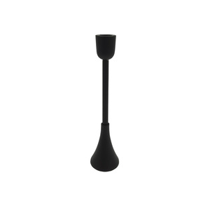 High Quality Metal Black Taper Candle Holder With Round Base for Wedding Party Tabletop Decoration Candle Taper Handmade Bulk - Product Image 1