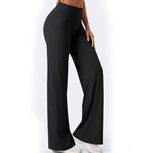 Mallas de gimnasio de talla grande de cintura alta, sólidas, ecológicas, de secado rápido, deportivas, ajustadas, sin costuras, cómodas, recién llegadas, pantalones para mujer - Product Image 5