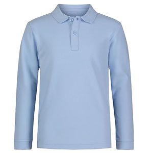 เสื้อโปโลผู้ชายแขนยาวเสื้อโปโลปิดกระดุมสวมใส่สบายระบายอากาศได้ดีผ้าออกแบบโลโก้ได้ตามต้องการและสีพื้น - Product Image 5