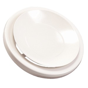 Ventilación de insuflación de metal ajustable 3JW 2308539003 VIM NEEI 160 RAL9003 para registros y rejillas - Product Image 1