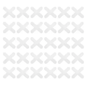 Profesional 1000 Uds nivelador cruzado de azulejos reutilizable 1mm sistema de nivelación de acero inoxidable para suelos de porcelana accesorios de azulejos - Product Image 1