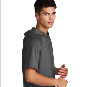 Sudadera con capucha de manga corta Premium para hombre, suave y duradera, ideal para uso diario y capas en climas cálidos - Product Image 4