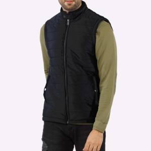 Chaqueta de plumón de lana para hombre para otoño invierno nuevo estilo transpirable ligero cuello delgado chaleco sin mangas técnica lavada - Product Image 6