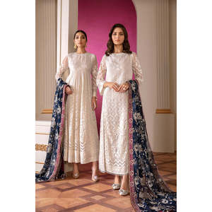 Conjunto de Traje de Chifón Bordado para Mujer CH07-02 - Product Image 1