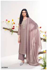 Premium Cotton Satin Embroidered Salwar Kameez Collection for Party Wear <b>Indian</b> & <b>Pakistani</b> <b>Clothing</b> Available at Wholesale Rate - Product Image 3