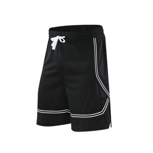 Shorts de basketball pour hommes personnalisés, imprimés par sublimation, 100 % polyester, avec ceinture élastique, poches, séchage rapide et respirant - Product Image 1