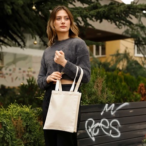 Bolso Tote Grande para Mujer, Bolso de Mano Resistente de Algodón, Cierre Abierto, Ecológico, para Uso Diario, Viajes, Marketing y Marca - Product Image 3