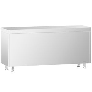 Armario de suelo de acero inoxidable PREMIUM - 2000x700mm - con puertas correderas y 3 cajones a la izquierda - Product Image 6