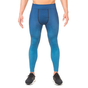 Leggings de sport de compression durables pour hommes, pantalons leggings de sport imprimés par sublimation personnalisée - Product Image 1