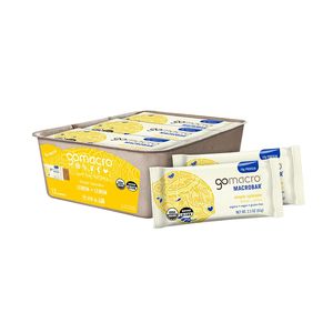 GoMacro MacroBar Organic Vegan Protein <b>Bars</b> - Lemon + Lemon (2.3 Ounce <b>Bars</b>, 12 Count) - Product Image 6