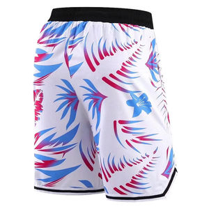 Short imprimé taille moyenne décontracté confortable pour hommes Polyester Tissu Oxford Basketball Mesh Short Service OEM en gros - Product Image 6