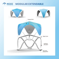Tente gonflable d'extérieur personnalisée, dôme araignée hermétique, abri gonflable robuste pour rallye tout-terrain